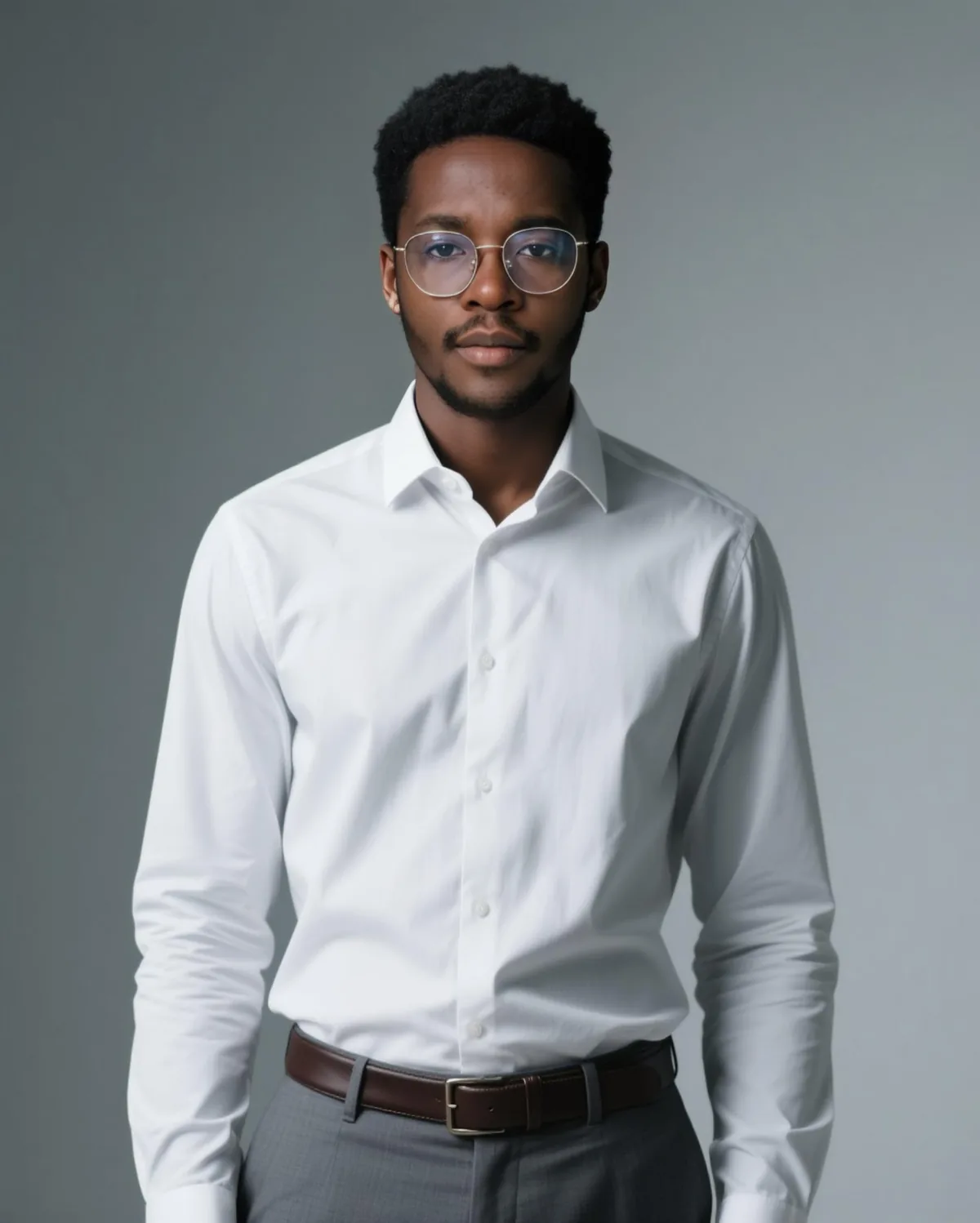 Professional studio portrait of Loic Ndonzo